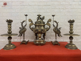 Bàn Thờ Gia Tiên đầy đủ 15 vật phẩm | Nội Thất Phòng Thờ cao cấp