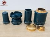 Bộ ấm chén Bát Tràng men xanh Mallard Hào Gia Phú Quý đầy đủ 18 vật phẩm