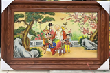 Tranh sứ Bát Tràng họa tiết kính lão đắc thọ kích thước 90cm x 60cm