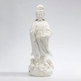 Tượng Quan Âm Bồ Tát bằng sứ trắng kích thước 40,6 x 40,8 x 50,8cm | Quà Tặng Phong Thủy Tượng Quan Âm