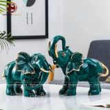 Tượng voi chiêu tài hút lộc may mắn bình an cao 24cm-33cm