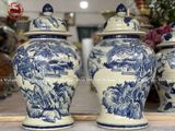 Chóe làng quê họa tiết vẽ kỹ dung tích 35l