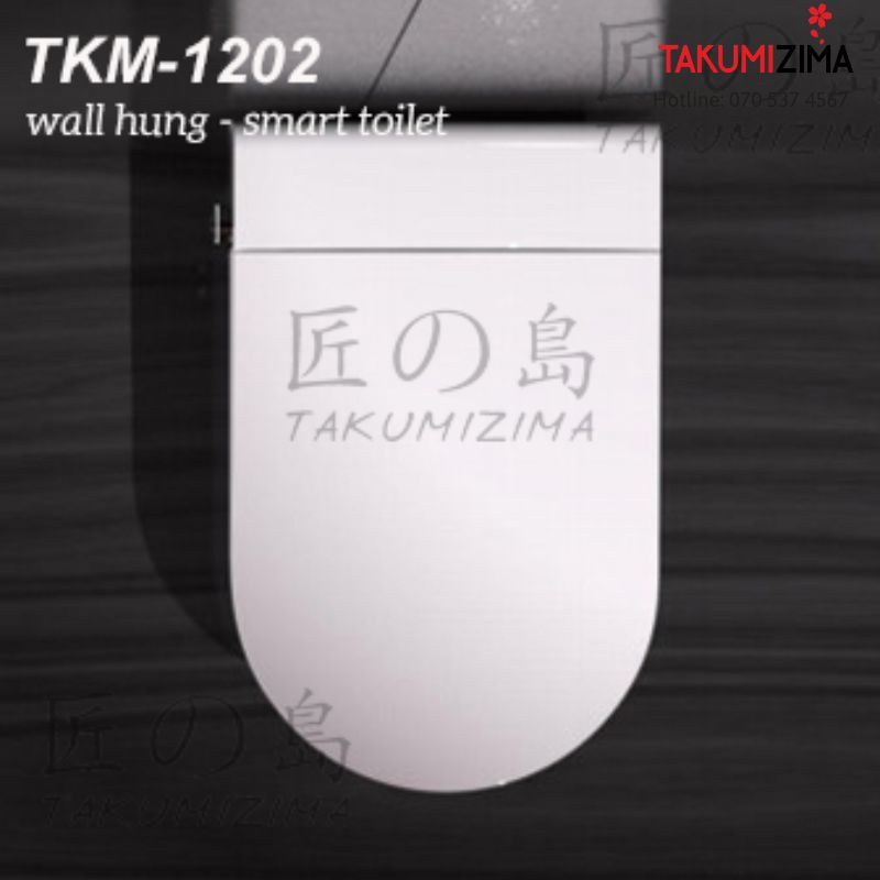 Bồn cầu thông minh treo tường TKM-1202