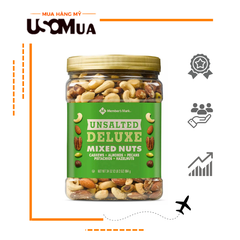 Hạt Tổng Hợp MEMBER'S MARK Unsalted Deluxe Mixed Nuts Hạt Dẻ + Hạnh Nhân + Hạt Điều + Hạt Phỉ + Hạt Hồ Đào