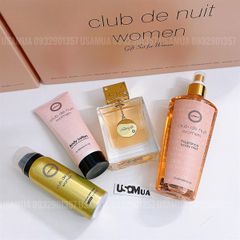 Set Nước Hoa Nữ ARMAF Club De Nuit, Body Lotion 100ml + Perfume Body Spray 50ml + EDP 105ml + Fragrance Body Spray 250ml