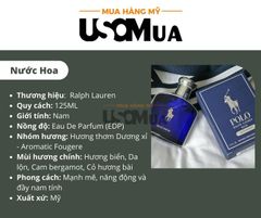 Nước Hoa Nam POLO Ralph Lauren Blue EDP