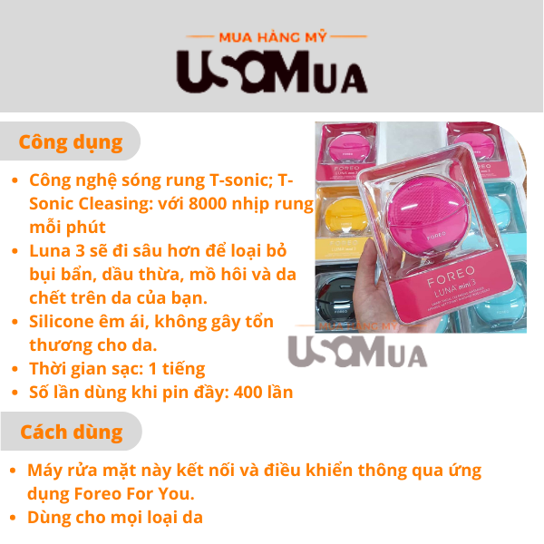 Máy Rửa Mặt FOREO Luna Mini 3