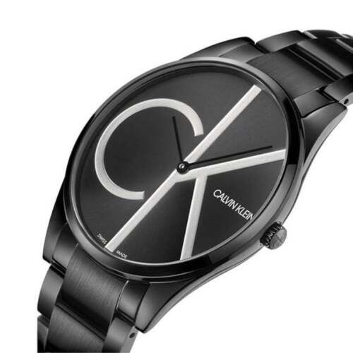 Đồng Hồ Nam CALVIN KLEIN Time Memory Quartz Black Dial Men's Watch