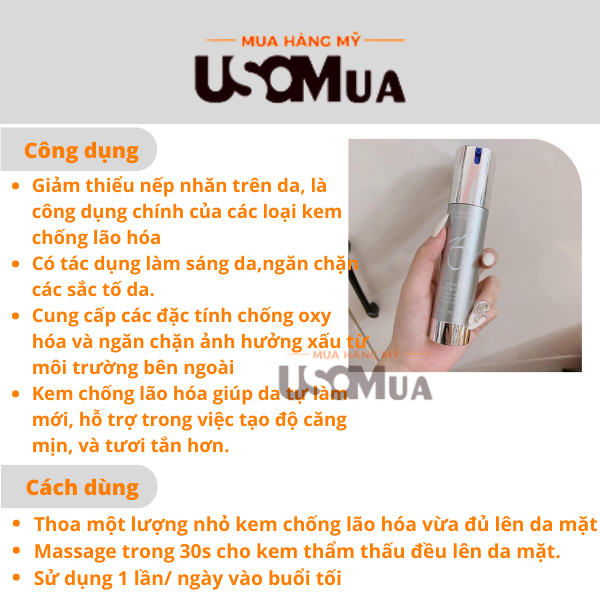 Kem Dưỡng Chống Lão Hóa ZO SKIN HEALTH Wrinkle+Texture Repair, 50ml