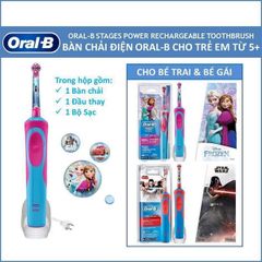 Bàn Chải Điện ORAL-B Oral-B Stages Power Spiderman Electric Toothbrush Cho Bé 3+