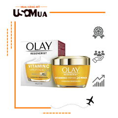 Kem Dưỡng Da OLAY Registering Vitamin C + Peptide 24 Max 2X Hydrating Moisturizer