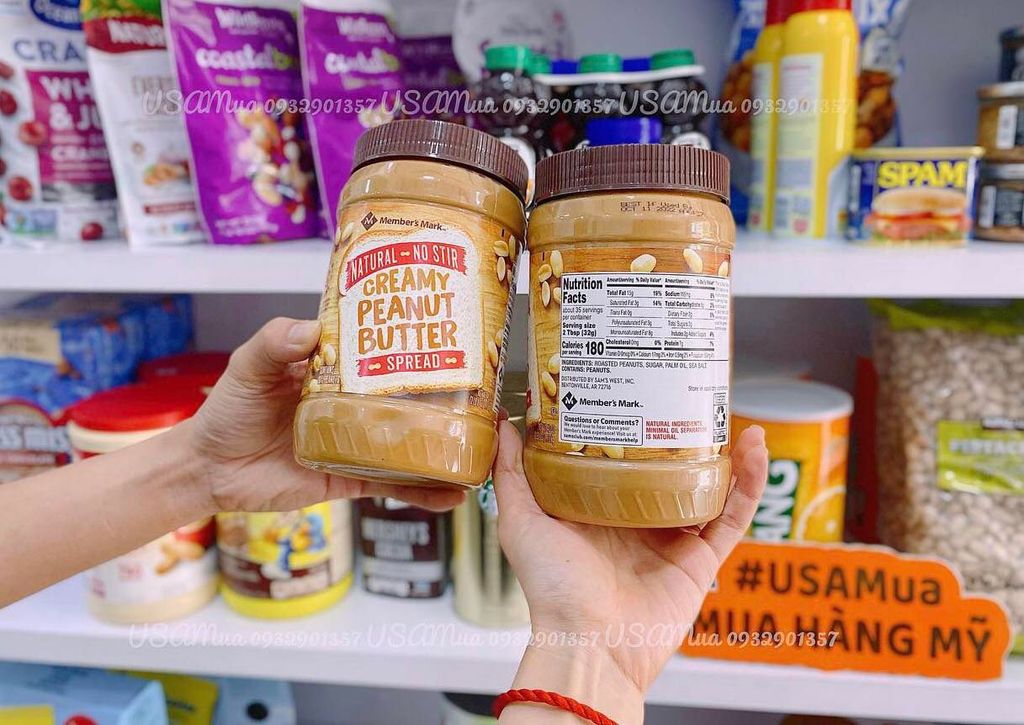 Bơ Đậu Phộng MEMBER'S MARK Creamy Peanut Butter