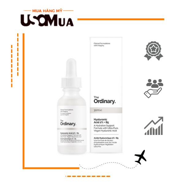 Serum Cấp Ẩm THE ORDINARY Hyaluronic Acid 2% + B5