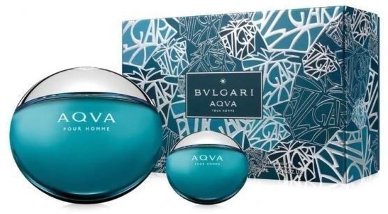 Set Nước Hoa Nam BVLGARI Aqua Pour Homme Eau De Toilette, 100ml & 15ml