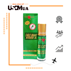 Dầu Gió Xanh Dạng Lăn EAGLE BRAND Medicated Oil