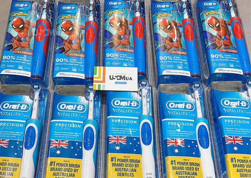 Bàn Chải Điện ORAL-B Oral-B Stages Power Spiderman Electric Toothbrush Cho Bé 3+