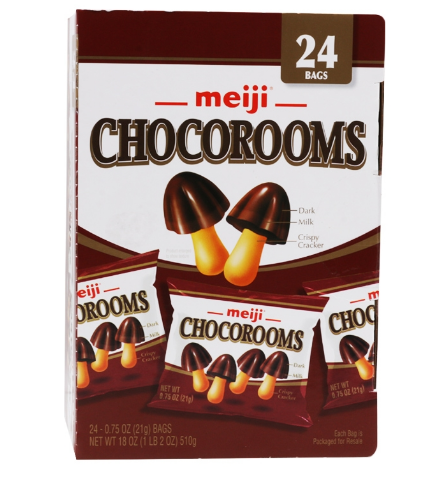 Bánh Nấm MEIJI Chocorooms 24 Gói