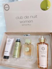 Set Nước Hoa Nữ ARMAF Club De Nuit, Body Lotion 100ml + Perfume Body Spray 50ml + EDP 105ml + Fragrance Body Spray 250ml