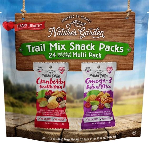 Hạt Hỗn Hợp NATURE'S GARDEN Trail Mix Snack Packs