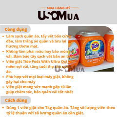 Viên Giặt TIDE Pods 4in1 Ultra Oxi