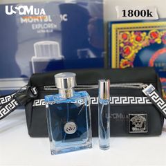 Set Nước Hoa Nam VERSACE Pour Homme EDT 100ml + Travel 10ml