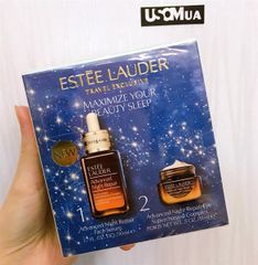 Bộ ESTEE LAUDER Advanced Night Repair, 1 Serum 50ml + 1 Kem Dưỡng Mắt 15ml