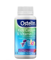 Viên Uống Bổ Sung Canxi Úc Cho Bé 2+ OSTELIN Calcium & Vitamin D3