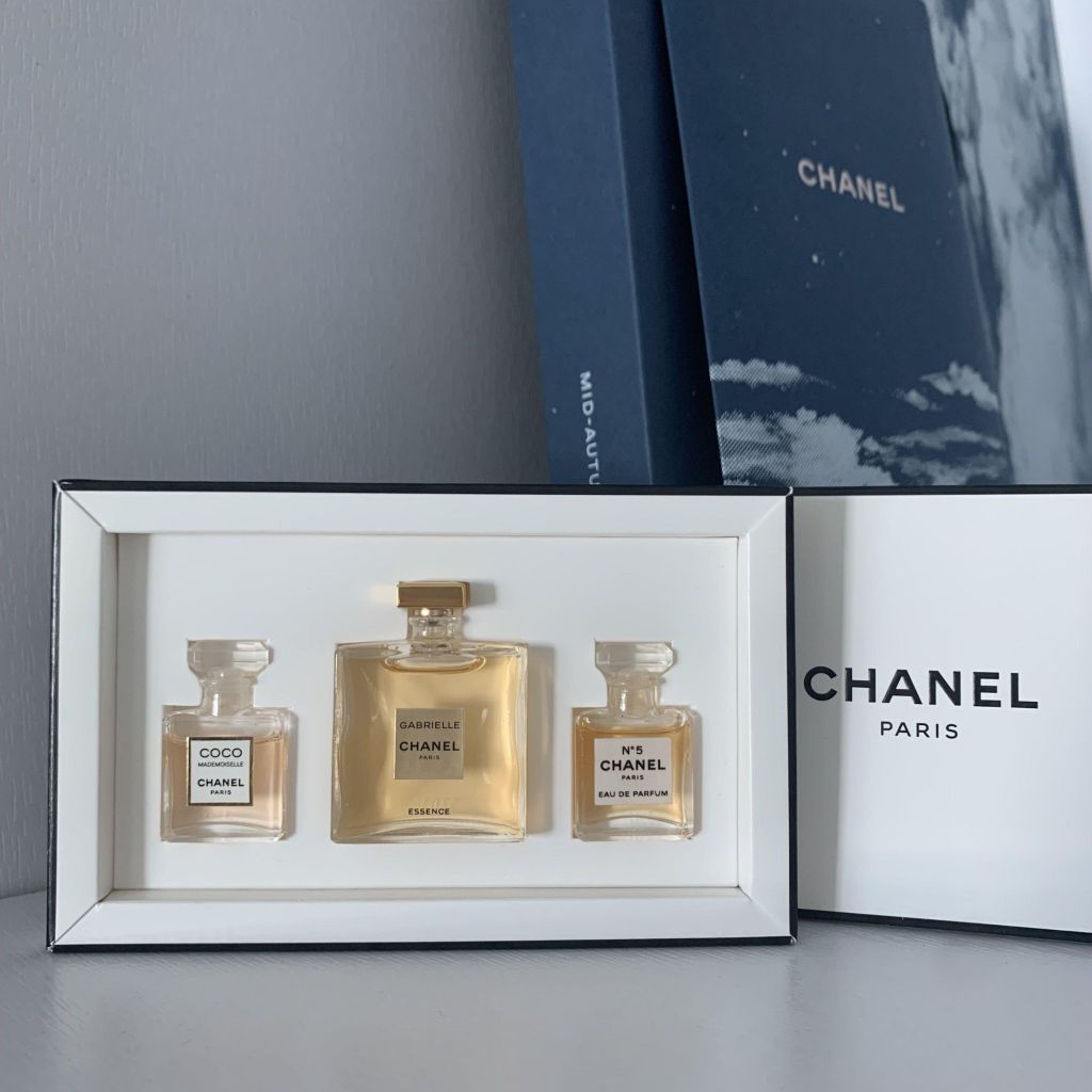 Set Nước Hoa Mini CHANEL No 5 EDP 1.5ml + Gabrielle EDP 5ml + Coco Mademoiselle 1.5ml