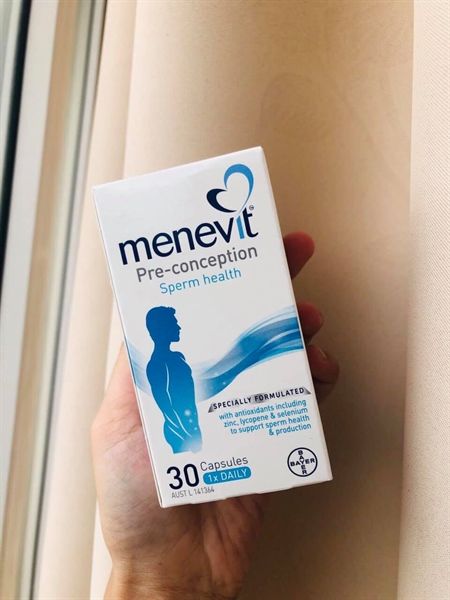 Viên Uống MENEVIT Pre-conception Sperm Health Úc