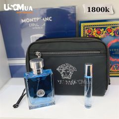 Set Nước Hoa Nam VERSACE Pour Homme EDT 100ml + Travel 10ml