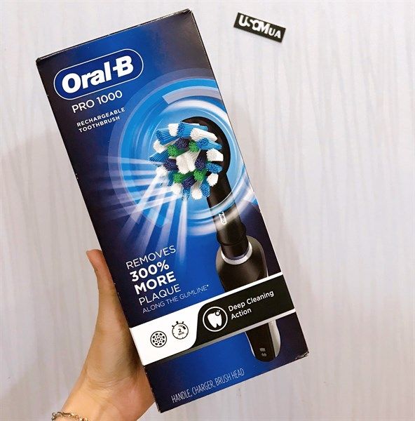 Bàn Chải Điện ORAL-B Pro 1000, Black