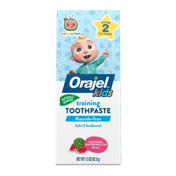 Kem Đánh Răng ORAJEL Kids Training Toothpaste Stage 0-3 Years