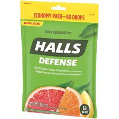 Kẹo HALLS Defense Assorted Citrus Vitamin C