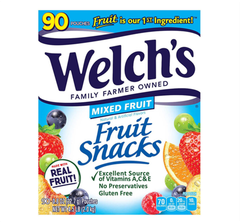 Kẹo Dẻo WELCH'S Mixed Fruit, Hộp 90 Gói, 2kg