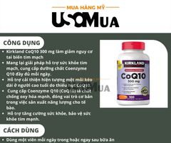 Viên Uống Hỗ Trợ Tim Mạch KIRKLAND Maximum Potency CoQ10 300mg