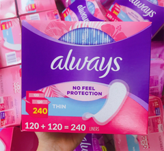 Băng Vệ Sinh ALWAYS No Feel Protection 240 Miếng