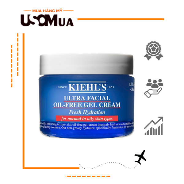 Kem Dưỡng Ẩm Da Dầu KIEHL'S Ultra Facial Oil-Free Gel Cream