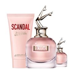 Set Nước Hoa SCANDAL Jean Paul Gaultier 80ml EDP + 6ml EDP + 75ml Body Lotion