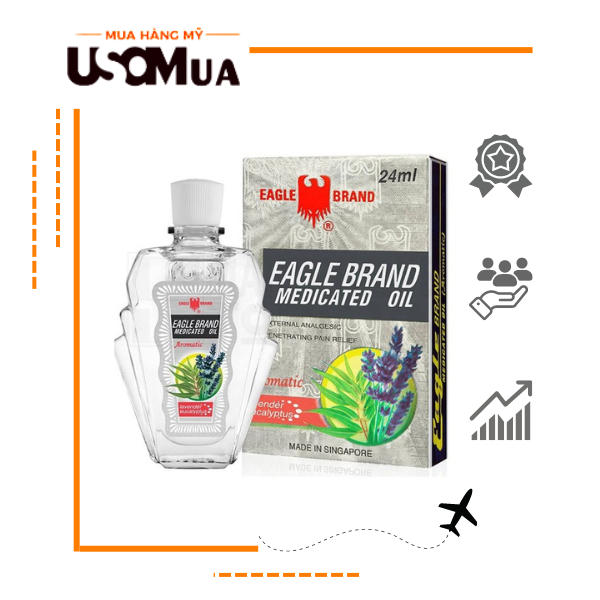 Dầu Gió Trắng EAGLE BRAND Medicated Oil