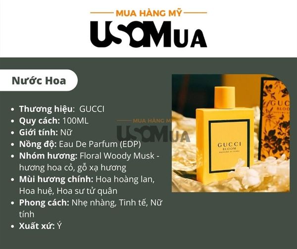 Nước Hoa GUCCI Bloom Profumo Di Fiori