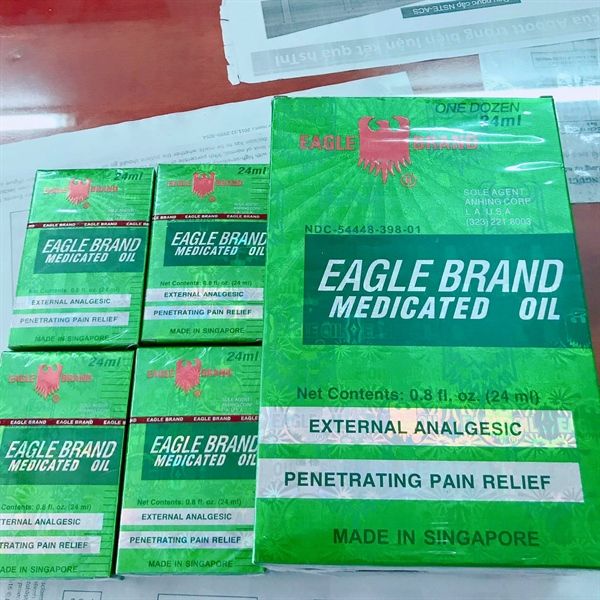 Dầu Gió Xanh EAGLE BRAND Medicated Oil