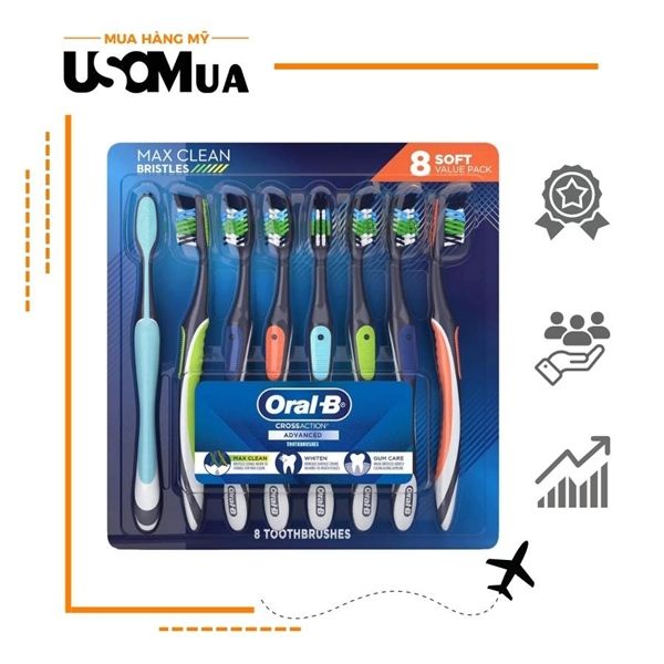 Set Bàn Chải ORAL-B Crossaction Advanced