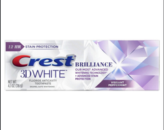 Kem Đánh Răng CREST 3D White Brilliance + Advanced Stain Protection, Vibrant Peppermint, 116g