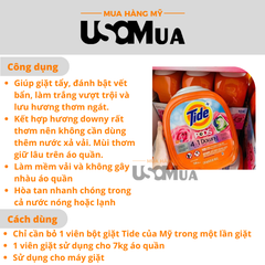 Viên Giặt TIDE Pods Plus Downy April Fresh