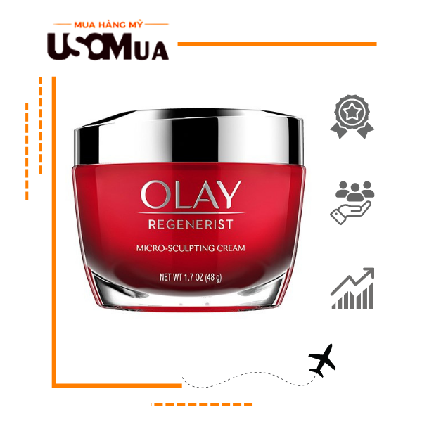 Kem Dưỡng Da OLAY Regenerist Micro-Sculpting Cream Hydrating Moisturizer, 48g