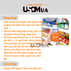 Viên Uống Vitamin Tổng Hợp ONE A DAY For Women's 50+