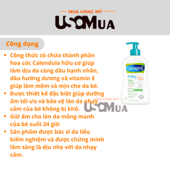 Lotion Dưỡng Da CETAPHIL Baby With Organic Calendula Face & Body For Baby