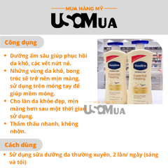 Sữa Dưỡng Thể VASELINE Essential Healing