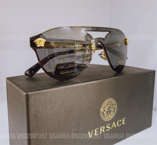 Mắt kính VERSACE VE2161 Gold Dark Grey