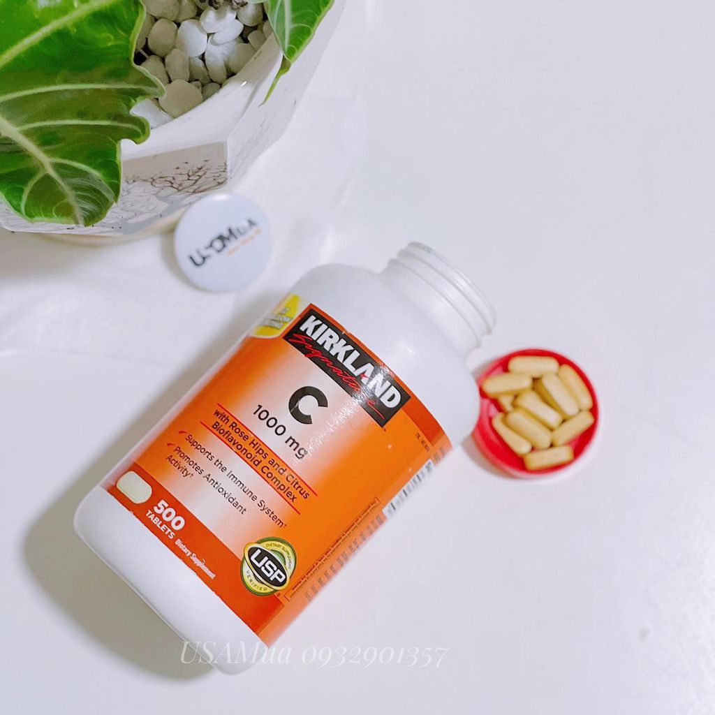 Viên Uống Bổ Sung Vitamin C KIRKLAND 1000mg